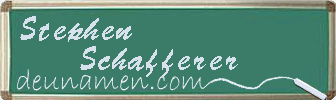 Stephen Schafferer Visitenkarte
